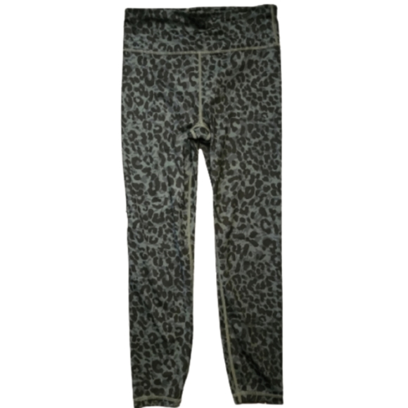 GAP Pants - Gap Fit Eclipse Leggings Olive Leopard Size XS